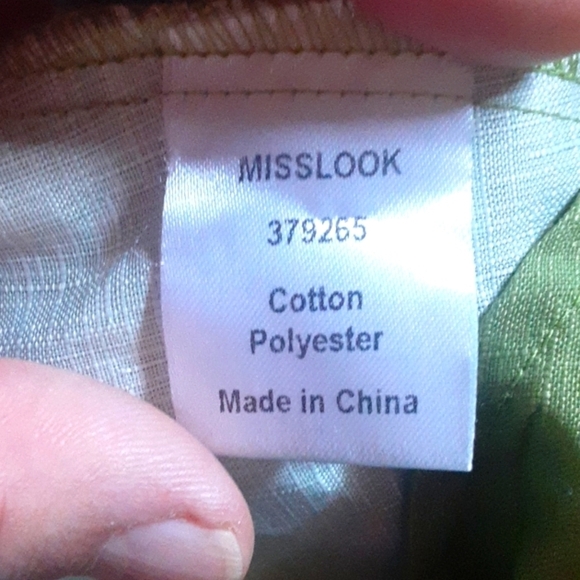 Green Floral Top (Misslook) - Picture 3 of 10